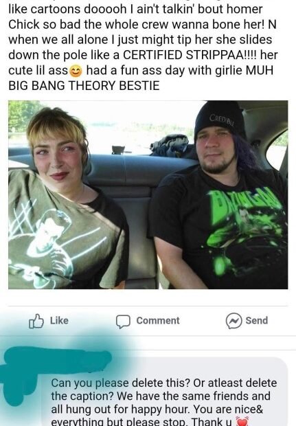 Muh Big Bang Theory bestie Facebook cringe post